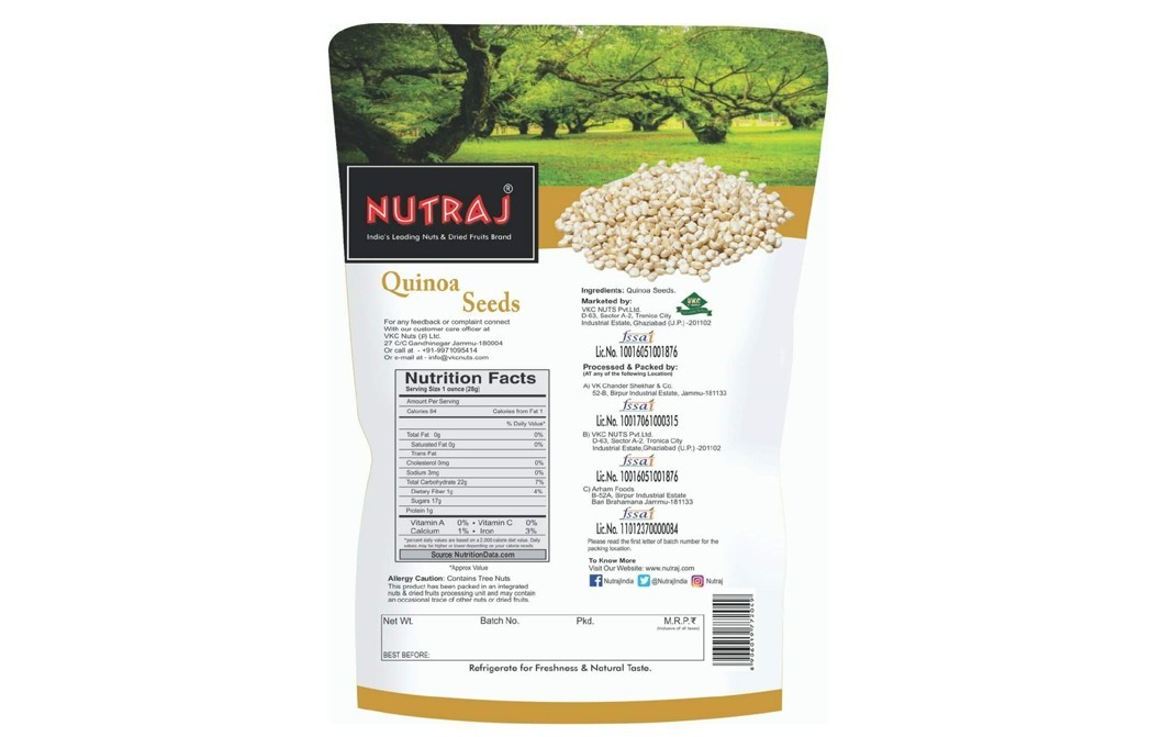 Nutraj Quinoa seeds    Pack  200 grams
